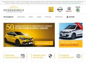 Dacia - nowoczesny salon w okolicach Warszawy