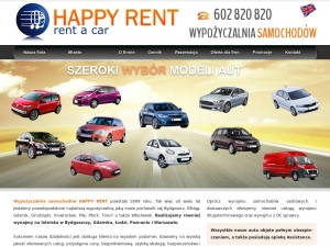 Happy Rent to wypożyczalnia samochodów przy lotnisku Gdańsk